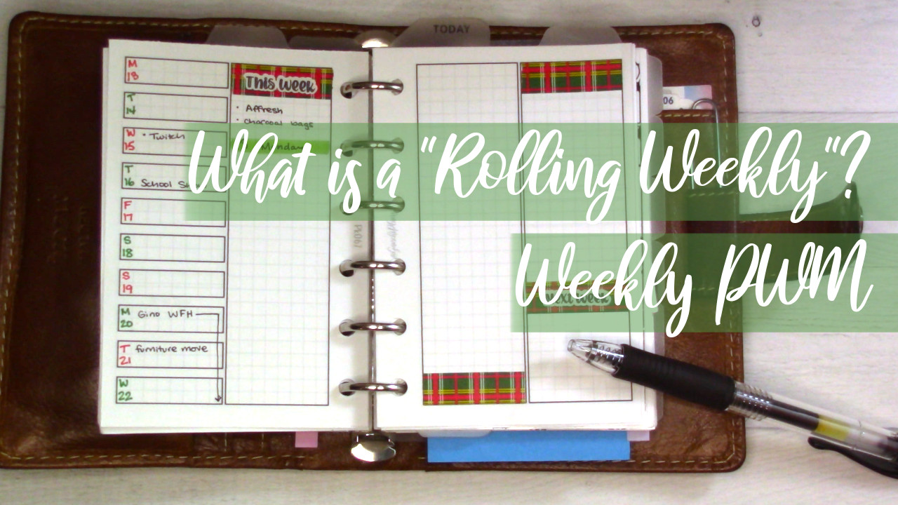 What is a "Rolling Weekly"? Weekly PWM